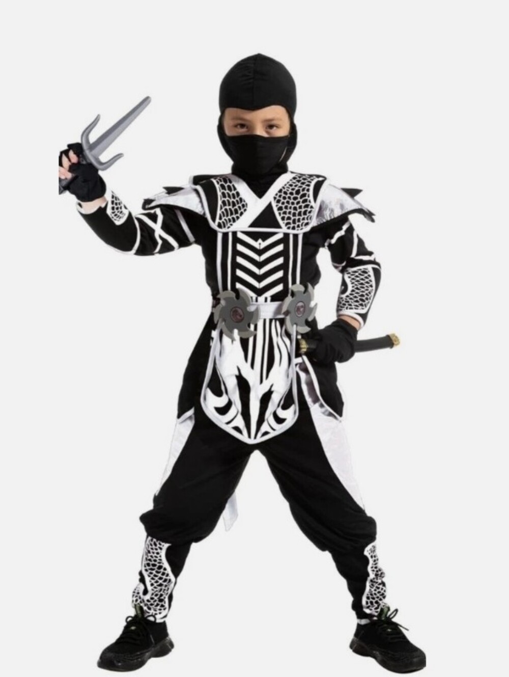 Spooktacular Creations Ninja Warrior Costume Outfit Youth Halloween Size 3T